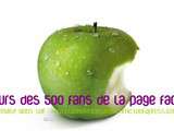 Premier concours pour fêter les 500 fans de ma page Facebook