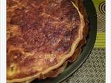 Quiche aux poireaux, tomates et lardons