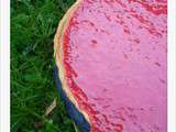 Tarte aux pralines roses