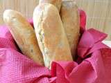 Baguettes aux olives vertes