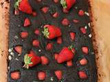 Brownies aux fraises