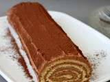 Bûche de tiramisu chocolat- orange