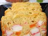 Cake au surimi et aux carottes