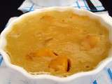 Clafoutis a la mangue et aux raiisins secs