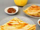 Crêpes pommes - caramel au beurre salé