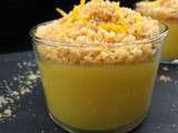 Crumble de crème au citron jaune