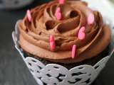 Cupcakes au chocolat et noix