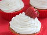 Cupcakes fraise - pistache