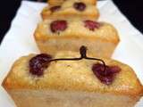 Financiers amandes, miel et cerises