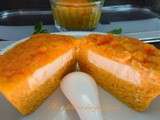 Flans de carottes au  cœur tendre