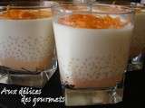 Mandarine curd et mousse au chocolat blanc