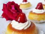 Mini - savarins aux fraises