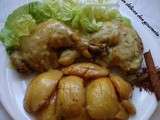 Poulet aux coings caramelises