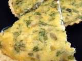 Quiche aux herbes et aux oignons