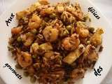 Riz cantonais aux crevettes