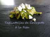 Tagliatelles de Courgette à la Feta