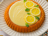 Basboussa fondante à la crème de citron