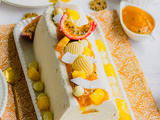 Bûche glacée exotique (mangue, coco et passion)