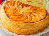 Galette des rois amande citron et citron confit