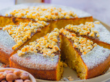 Gâteau moelleux aux noisettes et miel