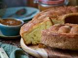 Mouskoutchou aux pommes et caramel au beurre salé