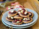 Sablés mendiants au chocolat et fruits secs