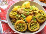 Tajine aux petits pois artichauts & fenouils