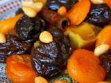 Tajine d’agneau aux pruneaux et abricots secs