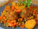 Tajine kefta aux petits pois