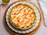 Tarte aux abricots sur sablé breton