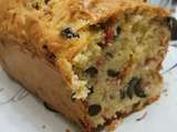 Cake aux olives et aux lardons