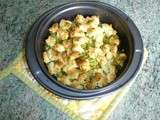 Crumble de courgettes