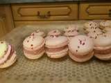 Macarons fraises