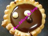 Mini tartelette ganache chocolat et perles croustillantes