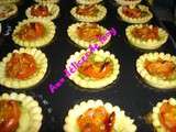 Tartelettes aperitives tomate/pesto