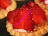 Tartelettes fraises-rhubarbe