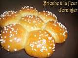 Brioche à la fleur d'oranger