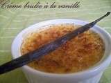 Crème brulée à la vanille