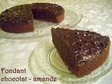 Fondant chocolat - amande