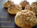 Mini streusel Alsaciens