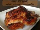 Poulet roti au miel et au citron