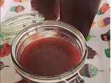 Confiture fraise rhubarbe