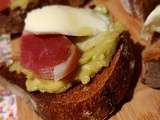 Bruschettas Avocat / Jambon / Mozzarella