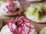 Canapés version blinis