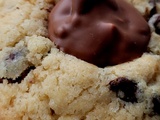 Cookies garnis de chocolat