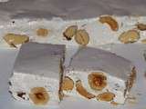 Essai de nougat blanc