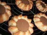 Gâteau invisible aux pommes et ganache aux carambars