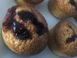 Muffins à la confiture de cerises