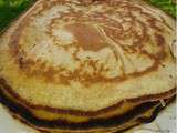 Pancakes géants au lait d'amandes