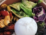 Salade avec reste de Fajitas
